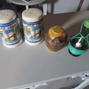 4 Vintage Salt and Pepper Shakers
